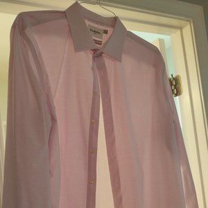 XL Standard Fit Dress Shirt (lilac, check)